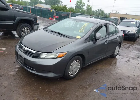 2012 Honda Civic Hf z USA, uszkodzony, nr VIN 2HGFB2F69CH317689